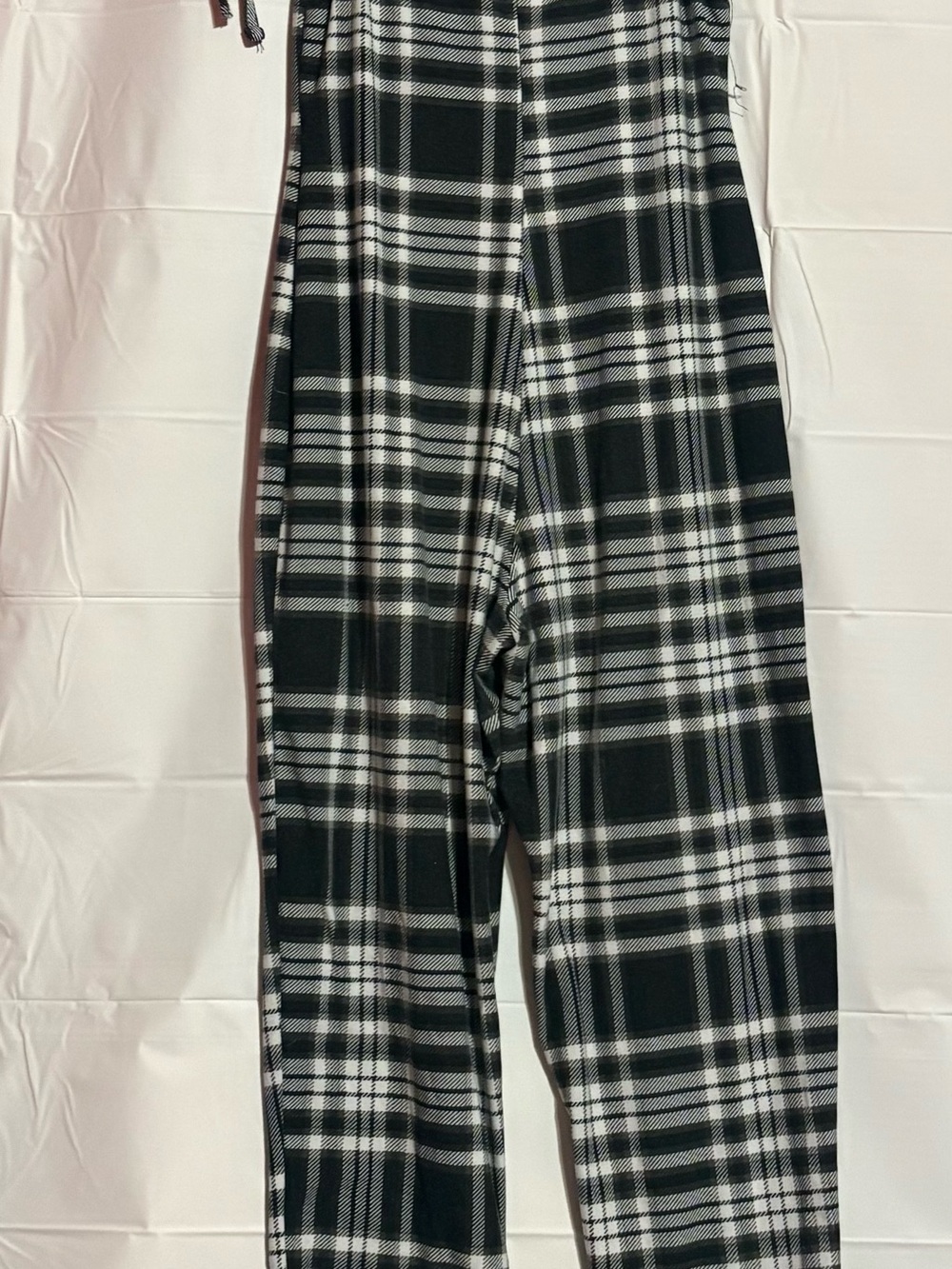 Black & White Plaid Pants